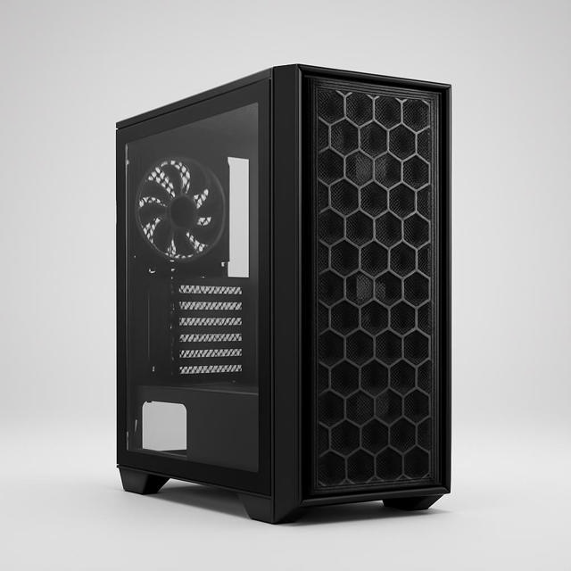 Fractal Design Pop Air ATX Mid-Tower Case, Black, Tempered Glass