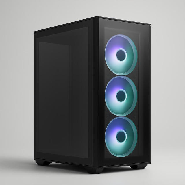 Corsair 3500X ARGB ATX Mid-Tower Case, Black, Panoramic Glass