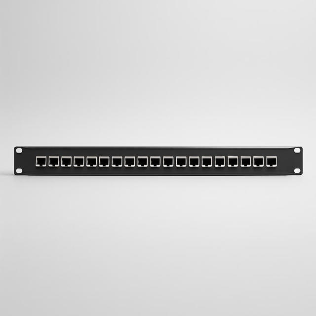 Excel 24-Port Cat6 UTP Patch Panel, 1U, 19-inch