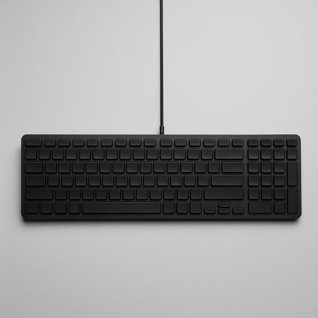Cherry KC 1000 Wired Keyboard, Black, UK Layout