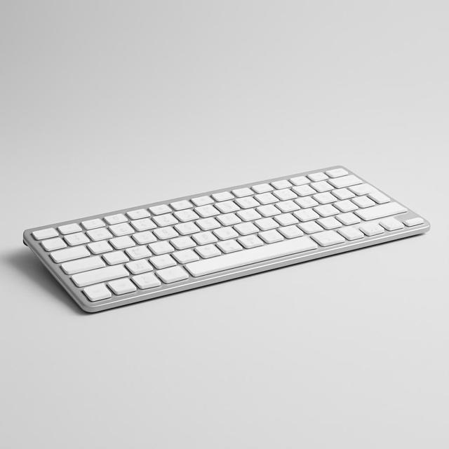 Cherry Stream Wired Keyboard, SX Scissor, Pale Grey, UK Layout
